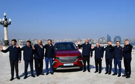 Türkiyənin ilk yerli elektromobili “Togg” İlham Əliyevə təqdim olunub - YENİLƏNİB