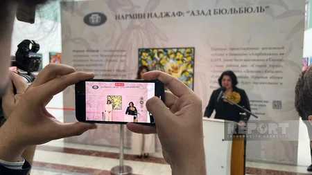 Moskvada azərbaycanlı rəssamın sərgisi açılıb