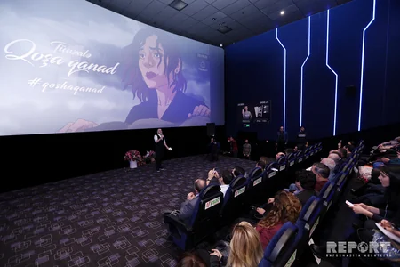 В CinemaPlus Gənclik Mall состоялась презентация клипа на песню Тунзали Агаевой Гоша ганад