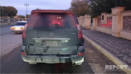 Kürdəmirdə QAZ-31 Toyota Pradoya çırpılıb - FOTO