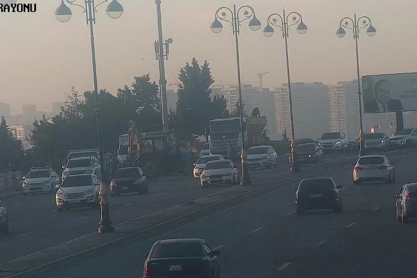8 Noyabr prospekti - Zığ yolu təmir olunur