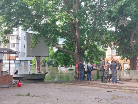 Su altında qalan Xerson - FOTOREPORTAJ