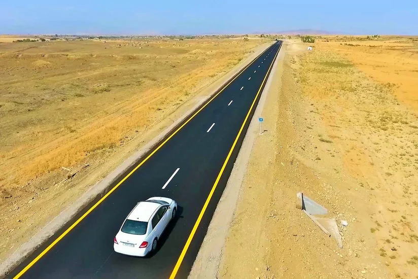 Asadov: 1,500 kilometers of roads built in liberated areas under 16 projects
