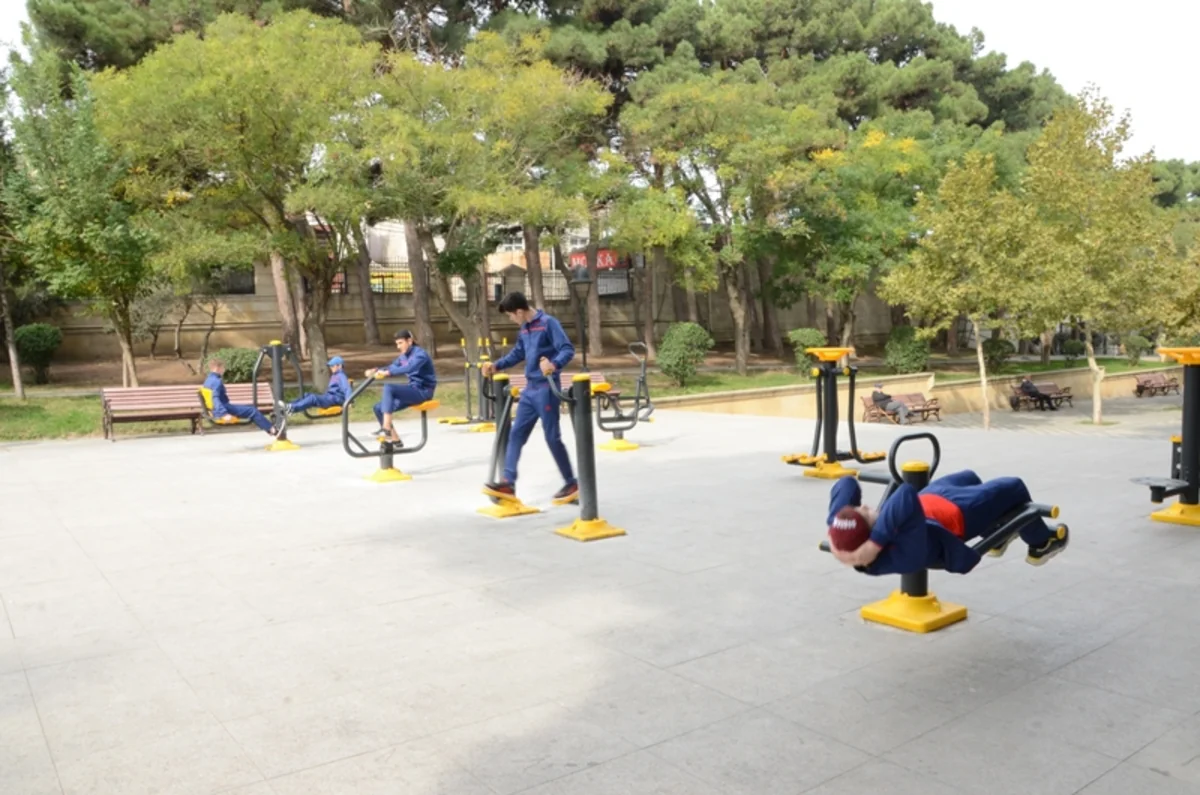 Biləcəri qəsəbəsindəki park əsaslı təmir olunub