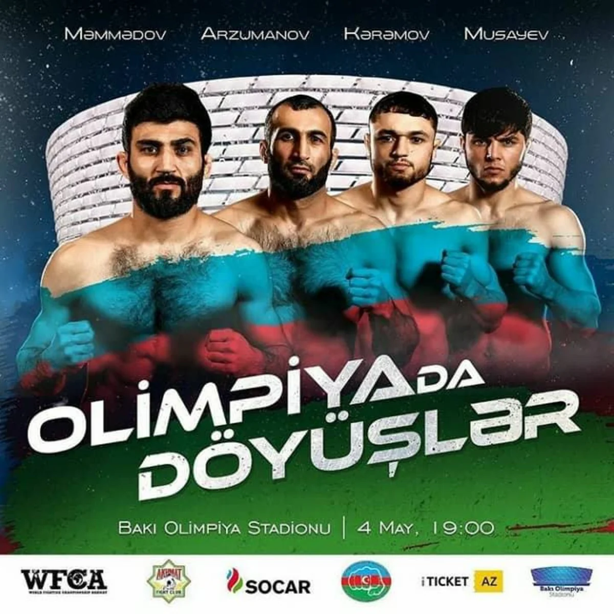 Bakı Olimpiya Stadionunda keçiriləcək döyüş gecəsi üçün biletlər satışa çıxarılıb
