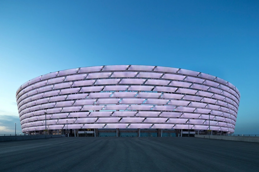 Будет отключена подсветка фасада Бакинского Олимпийского стадиона