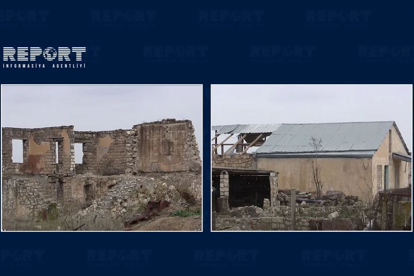 Footage of liberated Boyakhmedli village of Aghdam