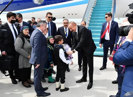 Президенты Азербайджана и Турции приняли участие в открытии аэропорта Ризе-Артвин