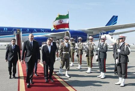 Azərbaycan Prezidenti İlham Əliyev İrana rəsmi səfərə gedib