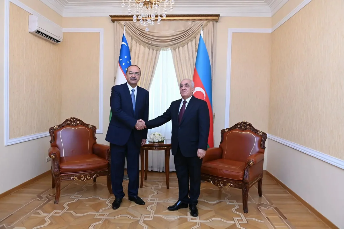 Özbəkistanın Baş naziri azərbaycanlı həmkarını ölkəsinə rəsmi səfərə dəvət edib
