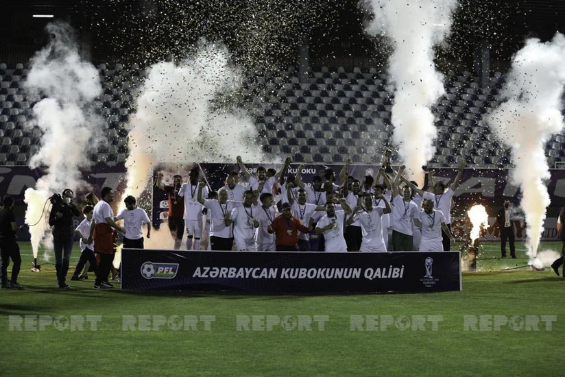 Keşlə klubuna ölkə kuboku təqdim olundu