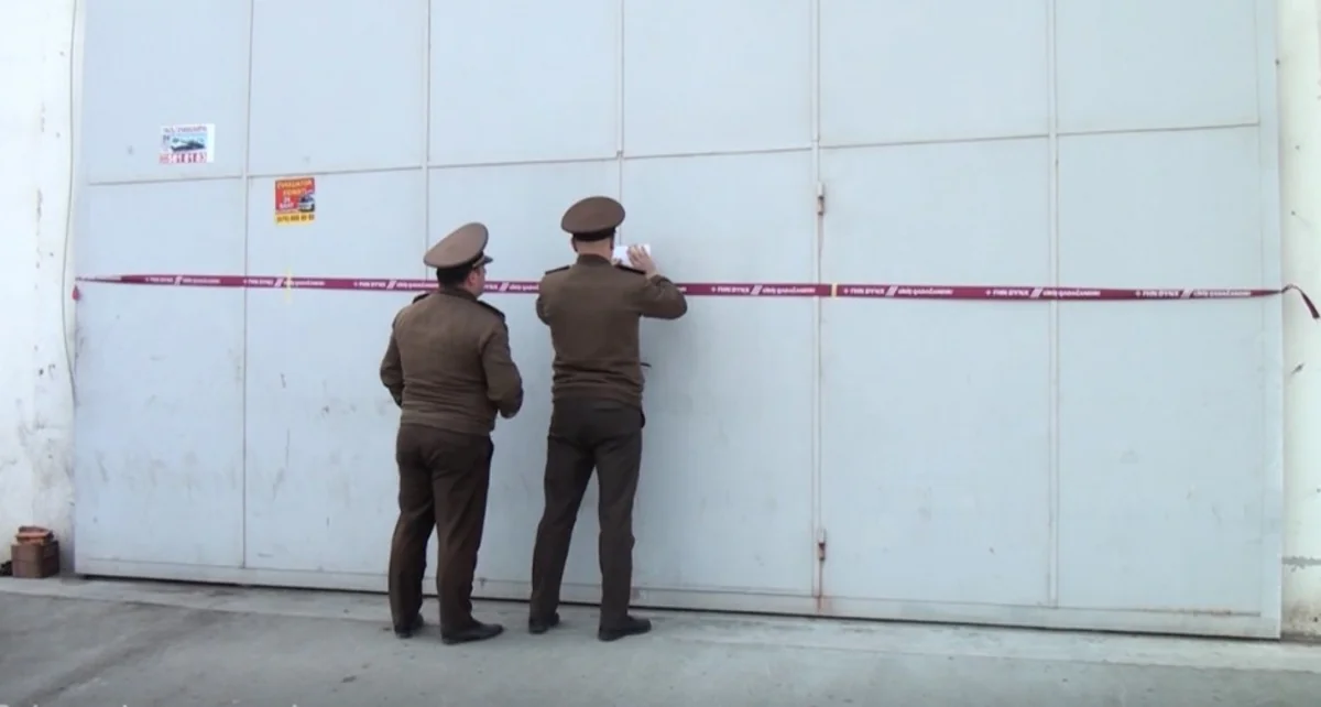 Bakıda yanğın təhlükəli avtoservisin fəaliyyəti dayandırılıb