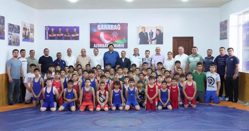 Göyçayda üç güləş zalı istifadəyə verilib