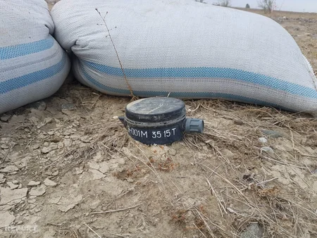 Ağdamda erməni hərbçiləri tərəfindən axıdılan mina zərərsizləşdirilib - FOTO