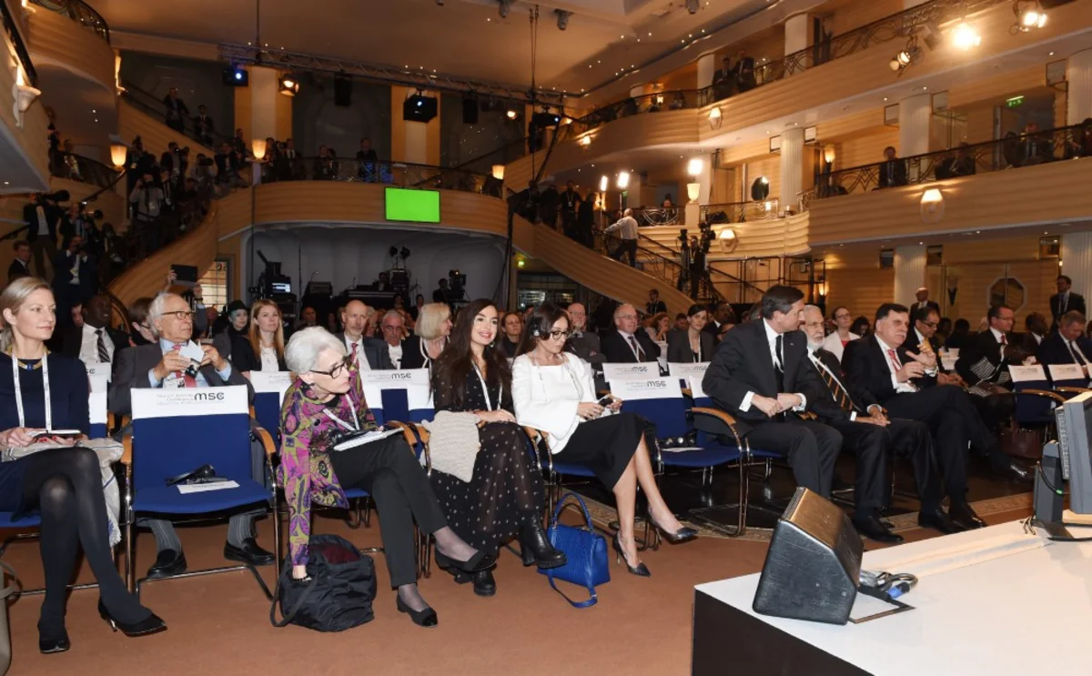 Azerbaijan's first lady Mehriban Aliyeva attended panel discussion at Munich Security Conference