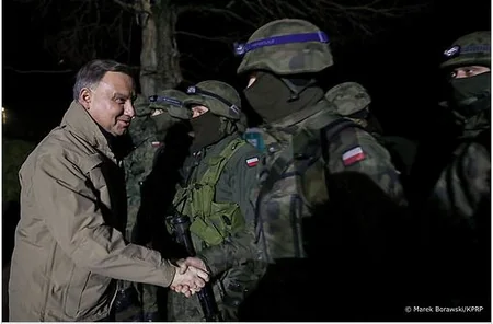 Президент Польши прибыл на границу с Беларусью