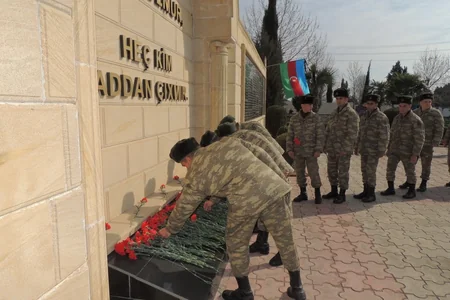 Tərtərdə Xocalı soyqırımı ilə əlaqədar ümumrayon yürüşü keçirilib