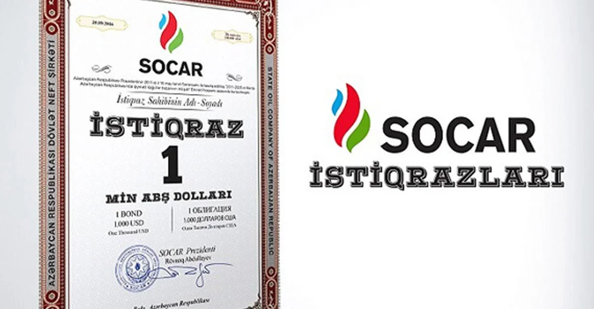 SOCAR istiqrazları 1 010 dollara qədər bahalaşıb