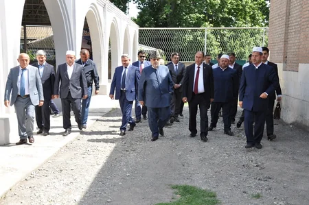 Allahşükür Paşazadə və Mübariz Qurbanlı Bərdədəki İmamzadə kompleksində olublar - FOTO