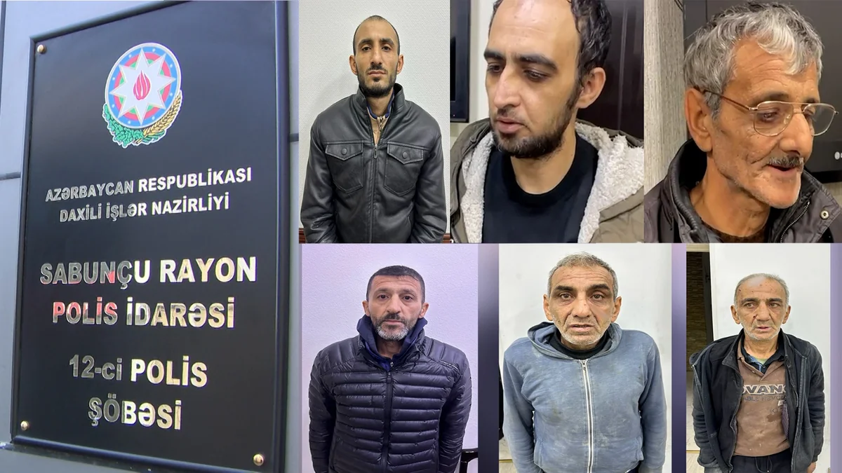 Bakıda silahlı, eləcə də evlərdən və avtomobillərdən oğurluq edən şəxslər saxlanılıb