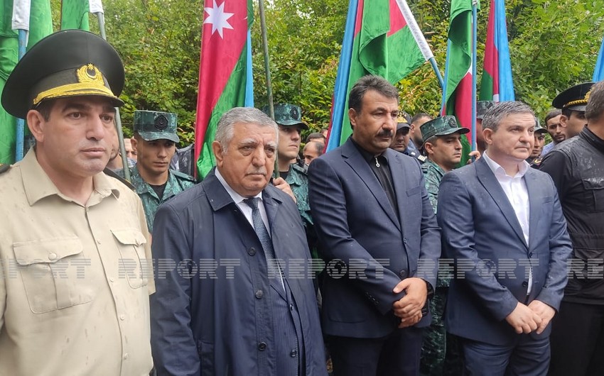 Şəhid Sərxan Ömərov Zaqatalada dəfn edilib