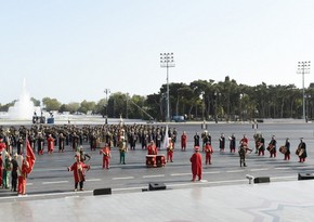 Turkish Mehteran Union arrives in Azerbaijan