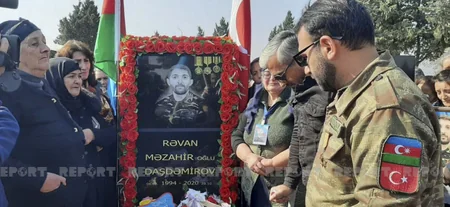 Gəncədə Vətən müharibəsi şəhidinin anım mərasimi keçirilib