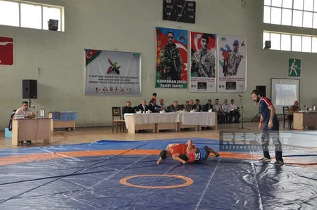 Şəhid Rahət İsayevin xatirəsinə həsr olunmuş sərbəst güləş üzrə birincilik keçirilib