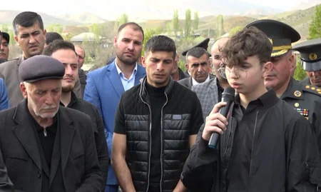 Naxçıvanda Aprel döyüşlərinin qəhrəmanının xatirəsinə bulaq-abidə açılıb