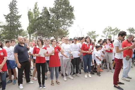 Dənizkənarı Bulvarda “Beynəlxalq Olimpiya Günü” keçirilib