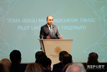 “İcma əsaslı məktəbəqədər təhsil” pilot layihəsinin təqdimatı olub