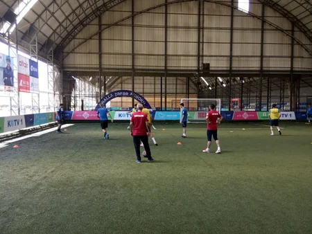 Avropa çempionatı: Mini-futbol üzrə Azərbaycan millisi Bakıda son məşqə çıxıb