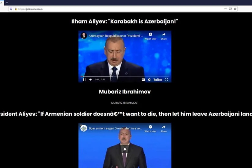Азербайджанские хакеры взломали один из самых популярных армянских сайтов