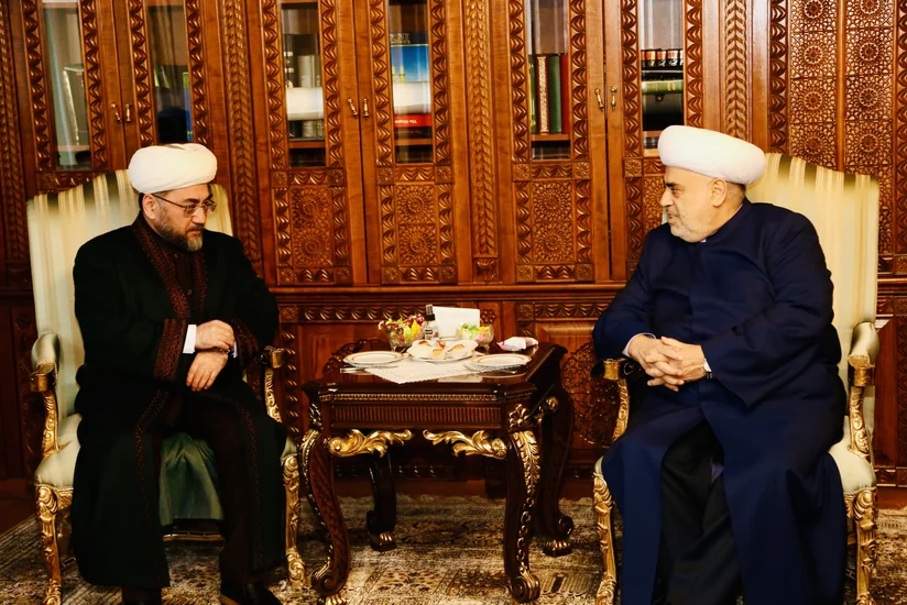 QMİ sədri Özbəkistan müftisi ilə əməkdaşlıq məsələlərini müzakirə edib