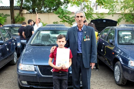 Qarabağ müharibəsi əlillərinə daha 50 avtomobil təqdim edilib