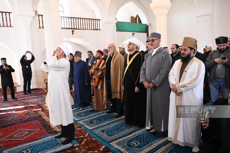 Collective prayer held in Aghdam's Juma Mosque after 31 years