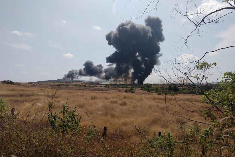 Самолет ВВС Индии разбился на севере страны