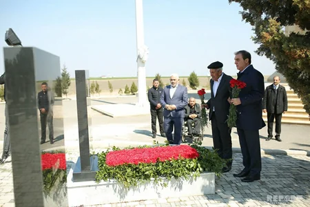 Gəncədə şəhid kapitan İnqilab Quliyevin xatirəsi anılıb - FOTO