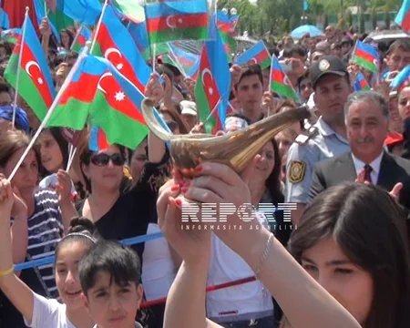 I Avropa Oyunlarının məşəli Ağdaşa gətirilib