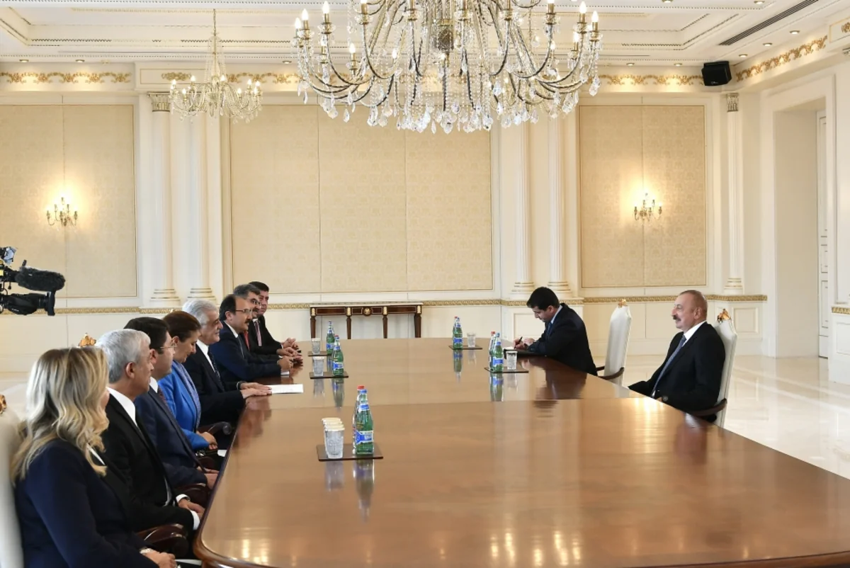 President Ilham Aliyev receives delegation led by head of Turkey-Azerbaijan interparliamentary friendship group