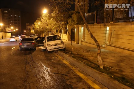 Bakıda sərxoş sürücü avtomobil ilə qarşı zolağa çıxaraq qəza törədib - FOTO - VİDEO - YENİLƏNİB