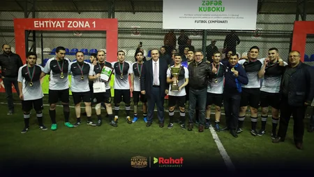 “Zəfər Kuboku” futbol çempionatının qalibləri mükafatlandırıldı