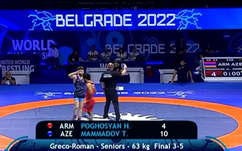 Dünya çempionatı: Azərbaycanın yunan-Roma güləşçiləri 5-ci medalı qazanıb