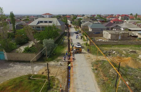 “Azərsu” Bakının Suraxanı rayonunun qəsəbələrində yeni layihələrin icrasına başlayıb