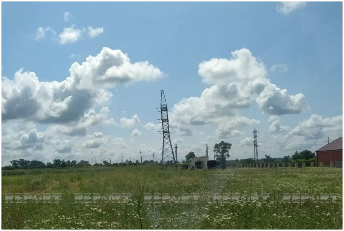 Oğuzda elektrik yarımstansiyasında yanğın olub