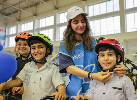 200 bicycles gifted to children across Azerbaijani districts at Leyla Aliyeva's initiative