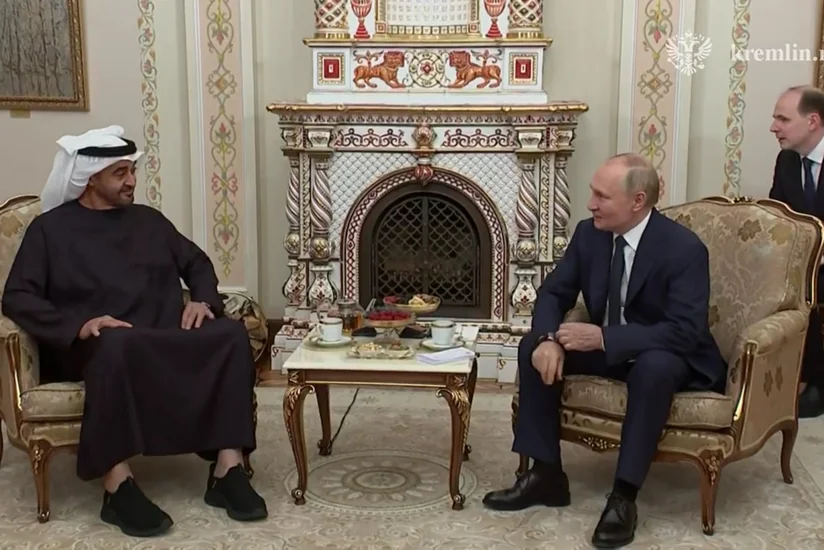 Putin BƏƏ liderinə Ukrayna ilə əsir mübadiləsinin təşkilinə görə təşəkkür edib