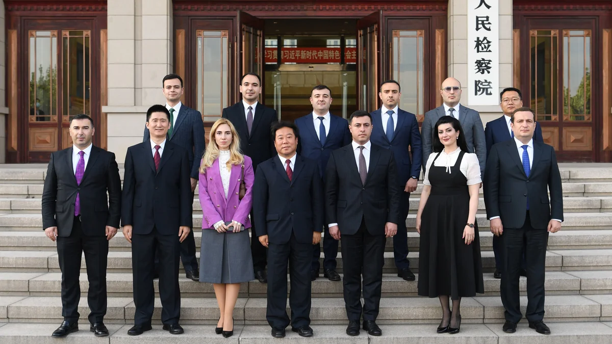 Prokurorluq əməkdaşları Çində olub, fikir mübadiləsi aparılıb