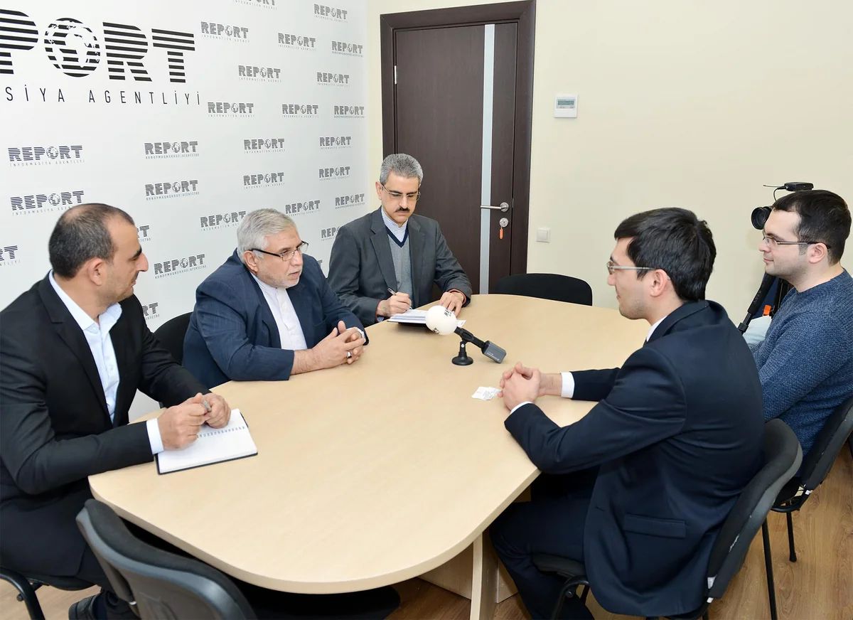 Посол Ирана в Азербайджане побывал в информагентстве Report - ФОТО