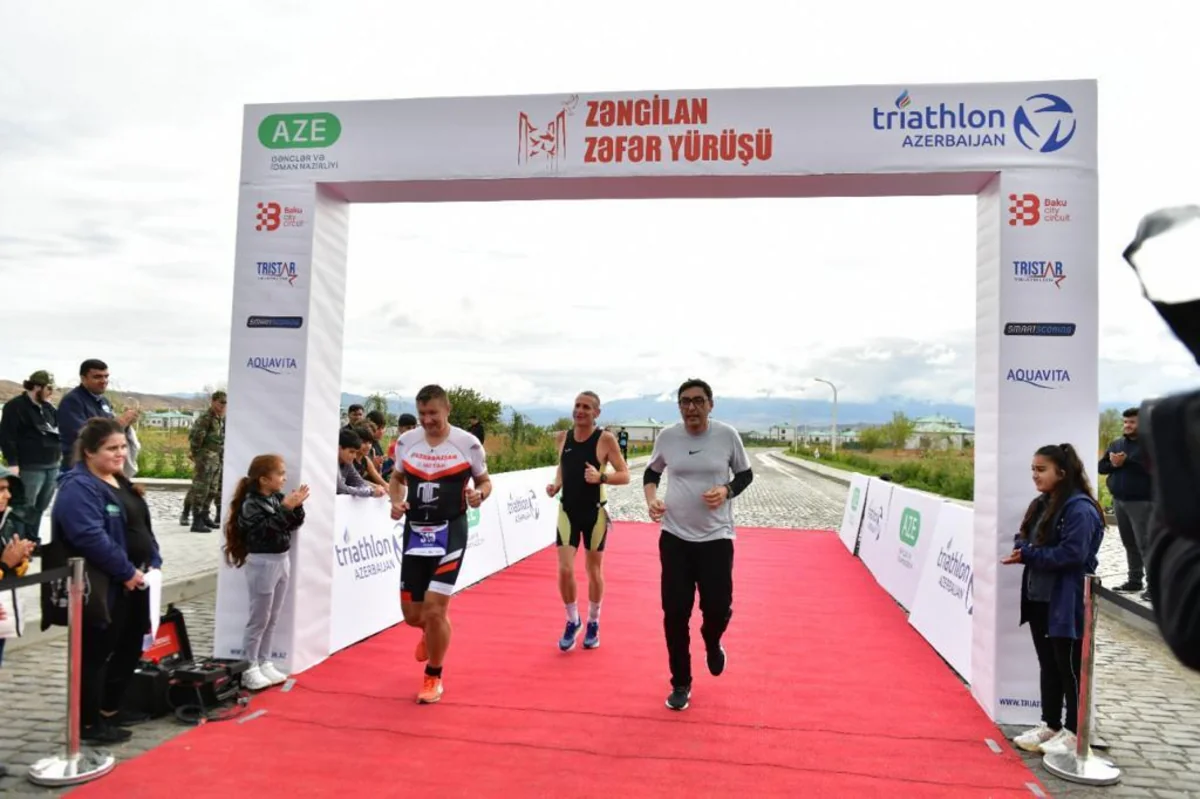 Fərid Qayıbov Zəngilanda idmançılarla yarışıb: Mənim üçün çox çətin idi